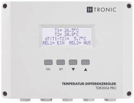 H-Tronic TDR2004 pro Hőmérsékletkapcsoló -99 - 850 °C 2. kép
