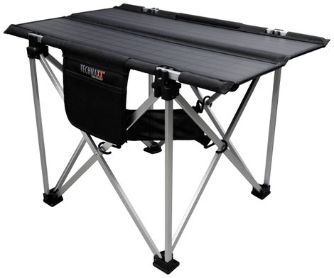 Technaxx Campingtisch TX-252 Kempingasztal Fekete, Ezüst 5084 Terhelhetőség (súly) (max.) 20 kg