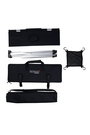 Technaxx Campingtisch TX-252 Kempingasztal Fekete, Ezüst 5084 Terhelhetőség (súly) (max.) 20 kg 6. bélyegkép