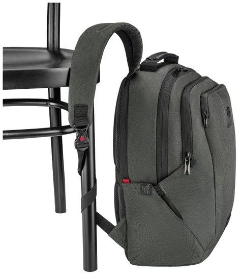 Wenger Notebook hátizsák MX ECO Professional Alkalmas: Max.: 40,6 cm (16) Szürke 5. kép