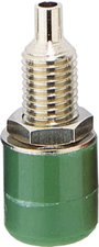 Labor csatlakozóaljzat Tű átmérő: 4 mm Zöld TRU COMPONENTS bélyegkép