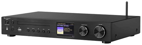 soundmaster ICD4350SW CD lejátszó Fekete WLAN, DAB+, Hangfallal