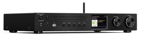 soundmaster ICD4350SW CD lejátszó Fekete WLAN, DAB+, Hangfallal 2. kép