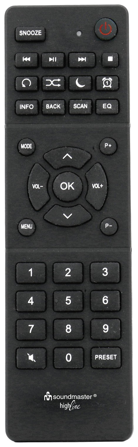 soundmaster ICD4350SW CD lejátszó Fekete WLAN, DAB+, Hangfallal 4. kép