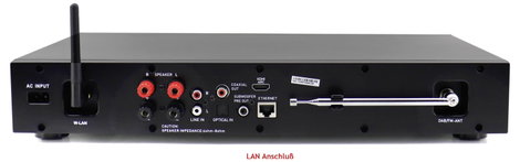 soundmaster ICD4350SW CD lejátszó Fekete WLAN, DAB+, Hangfallal 5. kép