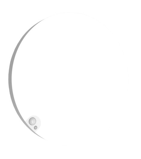 Heitronic VO-501424 ALLROUNDER LED-es mennyezeti lámpa, LED-es fali lámpa LED Fixen beépített LED-es 2. kép