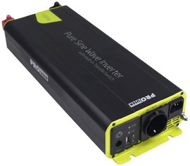 ProUser Inverter PSI1000TX 1000 W 12 V - 230 V/AC Távirányítóval, USV funkció, Hálózati előtét kapcs