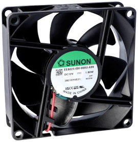 Sunon MF80251V1-1000U-G99 Axiális ventilátor 12 V/DC 69.64 m³/óra (H x Sz x Ma) 20 x 80 x 80 mm