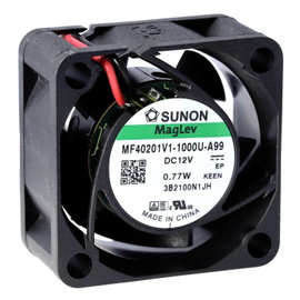 Sunon D04154670G-00 Axiális ventilátor 12 V/DC 15.11 m³/óra (H x Sz x Ma) 20 x 40 x 40 mm