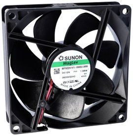 Sunon EF92252S1-1000U-A99 Axiális ventilátor 24 V/DC 87.47 m³/óra (H x Sz x Ma) 25 x 92 x 92 mm