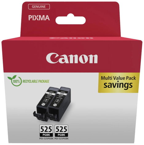 Canon Tinta PGI-525PGBK Twin Pack Eredeti Dual Fekete 4529B017