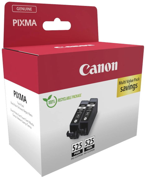 Canon Tinta PGI-525PGBK Twin Pack Eredeti Dual Fekete 4529B017 2. kép