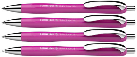 Schneider Schreibgeräte 4 db Slider Rave XB 132554 Golyóstoll 0.7 mm Írás színe: Kék N/A 2. kép