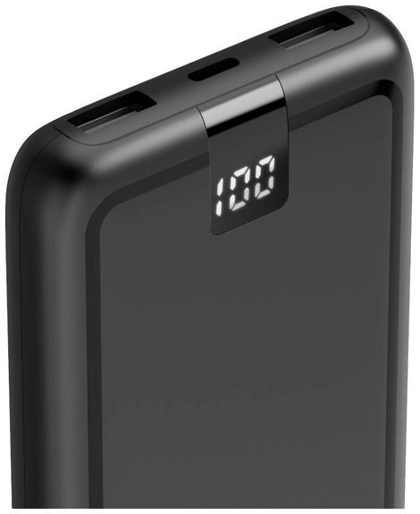 Hama Powerbank 10000 mAh Fast Charge LiPo Antracit 4. kép