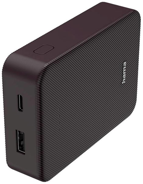 Hama Colour 10 Powerbank 10000 mAh Fast Charge LiPo Lila