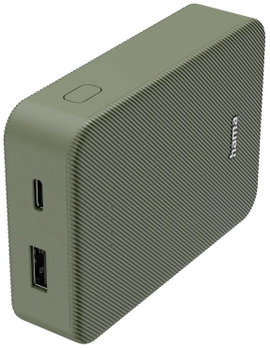 Hama Powerbank 10000 mAh Fast Charge LiPo Zöld