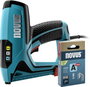 Novus Tools 031-0369 Elektromos tűzőgép Kapocs típus 37-es típus, 53-as típus Kapocs hosszúság 6 - 1 bélyegkép