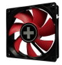 Xilence XPF120.R.PWM Számítógépház ventilátor Fekete, Piros (Sz x Ma x Mé) 120 x 25 x 120 mm 2. bélyegkép