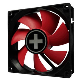 Xilence XPF92.R.PWM Számítógépház ventilátor Fekete, Piros (Sz x Ma x Mé) 92 x 25 x 92 mm