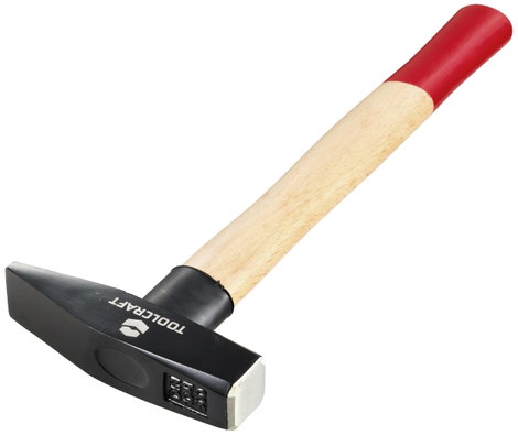 TOOLCRAFT TO-8597556 Lakatos kalapács 300 g 312 mm DIN 1041 1 db
