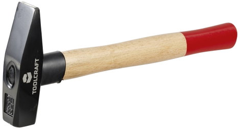 TOOLCRAFT TO-8597556 Lakatos kalapács 300 g 312 mm DIN 1041 1 db 3. kép