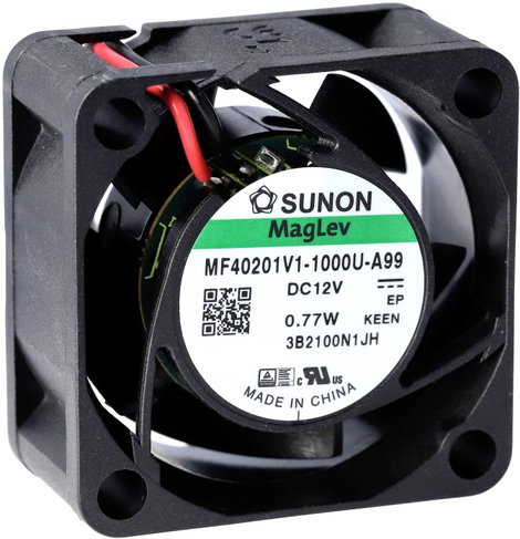 Sunon MF40202VX-1000U-A99 Axiális ventilátor 24 V/DC 18.34 m³/óra (H x Sz x Ma) 20 x 40 x 40 mm