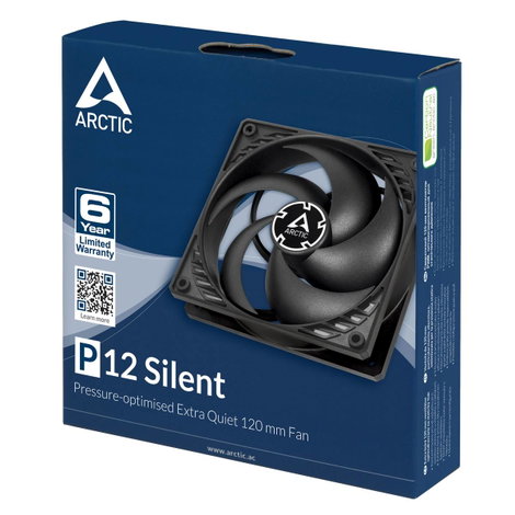 Arctic P12 Számítógépház ventilátor Fekete (Sz x Ma x Mé) 120 x 25 x 120 mm 6. kép