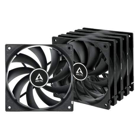 Arctic F12 Számítógépház ventilátor Fekete (Sz x Ma x Mé) 120 x 25 x 120 mm 2. kép