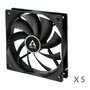 Arctic F12 Számítógépház ventilátor Fekete (Sz x Ma x Mé) 120 x 25 x 120 mm 3. bélyegkép