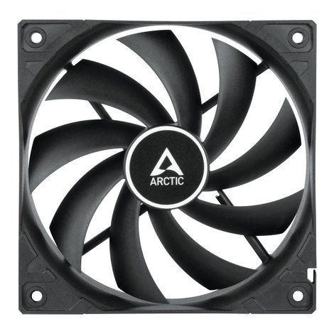 Arctic F12 Számítógépház ventilátor Fekete (Sz x Ma x Mé) 120 x 25 x 120 mm 4. kép