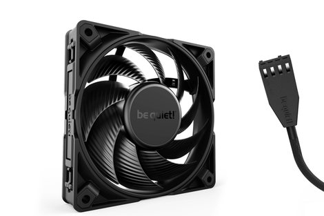 BeQuiet SILENT WINGS PRO 4 Számítógépház ventilátor Fekete (Sz x Ma x Mé) 120 x 25 x 120 mm 3. kép