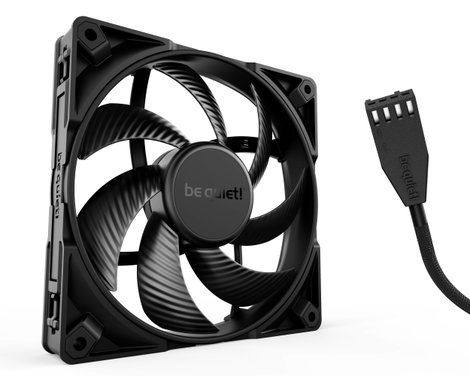 BeQuiet SILENT WINGS PRO 4 Számítógépház ventilátor Fekete (Sz x Ma x Mé) 140 x 25 x 140 mm 3. kép