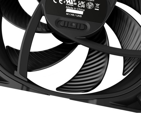 BeQuiet SILENT WINGS PRO 4 Számítógépház ventilátor Fekete (Sz x Ma x Mé) 140 x 25 x 140 mm 5. kép