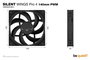 BeQuiet SILENT WINGS PRO 4 Számítógépház ventilátor Fekete (Sz x Ma x Mé) 140 x 25 x 140 mm 7. bélyegkép