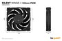 BeQuiet SILENT WINGS 4 Számítógépház ventilátor Fekete (Sz x Ma x Mé) 120 x 25 x 120 mm 6. bélyegkép