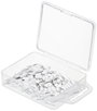 TRU COMPONENTS TC-11991852 Csatlakozó hüvely 0.5 mm² Részlegesen szigetelt Fehér 100 db bélyegkép