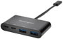 Kensington CH1000 USB-C 4-Port Hub 2+2 port USB 3.0 hub Fekete 2. bélyegkép