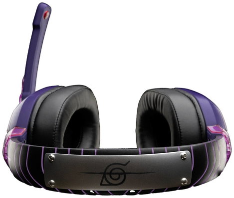 Lexip X TSUME Naruto Shippuden Headset 1 Gamer Over Ear headset Vezetékes, Bluetooth® Stereo Fekete/ 4. kép