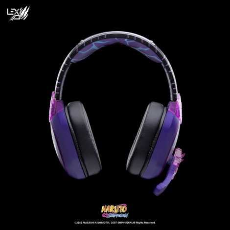 Lexip X TSUME Naruto Shippuden Headset 1 Gamer Over Ear headset Vezetékes, Bluetooth® Stereo Fekete/ 7. kép