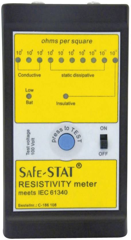 Ellenállás vizsgáló, ellenállás teszter ESD SAFE-STAT BJZ C-186 108
