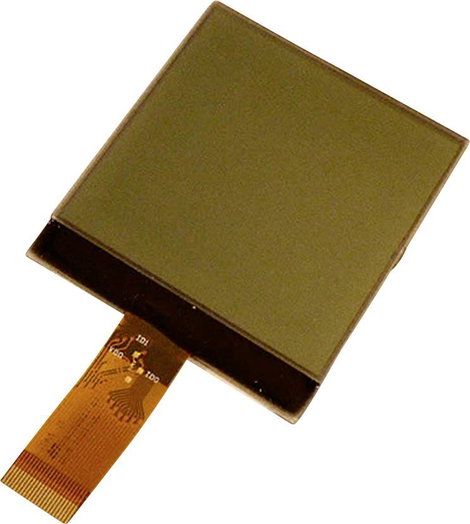 Display Elektronik LC kijelző Fehér 128 x 128 Pixel (Sz x Ma x Mé) 48.00 x 52.80 x 4.4 mm DEM128128C