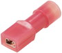 TRU COMPONENTS TC-11599304 Csúszósarus hüvely Dugasz szélesség: 2.8 mm Dugaszolási vastagság: 0.5 mm bélyegkép