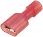 TRU COMPONENTS TC-11599308 Csúszósarus hüvely Dugasz szélesség: 6.3 mm Dugaszolási vastagság: 0.8 mm bélyegkép