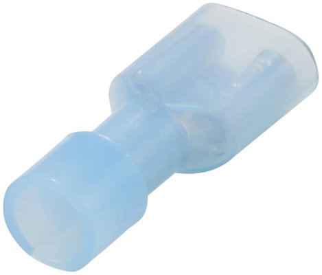TRU COMPONENTS TC-11599312 Csúszósarus hüvely Dugasz szélesség: 6.3 mm Dugaszolási vastagság: 0.8 mm 2. kép