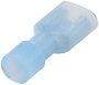 TRU COMPONENTS TC-11599312 Csúszósarus hüvely Dugasz szélesség: 6.3 mm Dugaszolási vastagság: 0.8 mm 2. bélyegkép