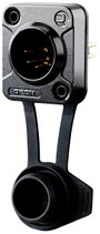 Rean AV RRX5M-Z-012-1 XLR csatlakozó Dugó, beépíthető Pólusszám: 5 Fekete 1 db bélyegkép