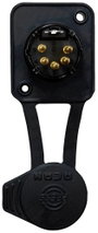 Rean AV RRX5M-Z-012-1 XLR csatlakozó Dugó, beépíthető Pólusszám: 5 Fekete 1 db 2. bélyegkép