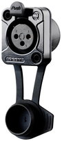 Rean AV RRX3F-Z-012-1 XLR csatlakozó Alj, beépíthető Pólusszám: 3 Fekete 1 db bélyegkép