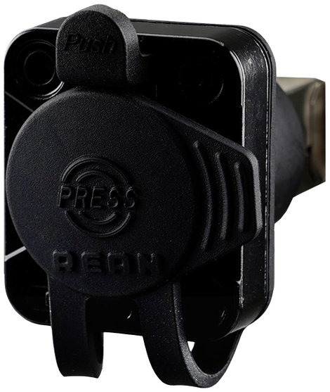 Rean AV RJ45 átvezetés, IP65 légmentes RRE8F-Z-010-1 Alj, beépíthető Fekete 1 db 3. kép