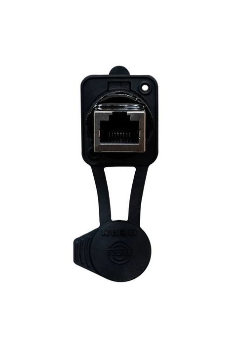 Rean AV RJ45 átvezetés, IP65 légmentes, ömlesztve RRE8F-Z-010-0 Alj, beépíthető Fekete 100 db 2. kép